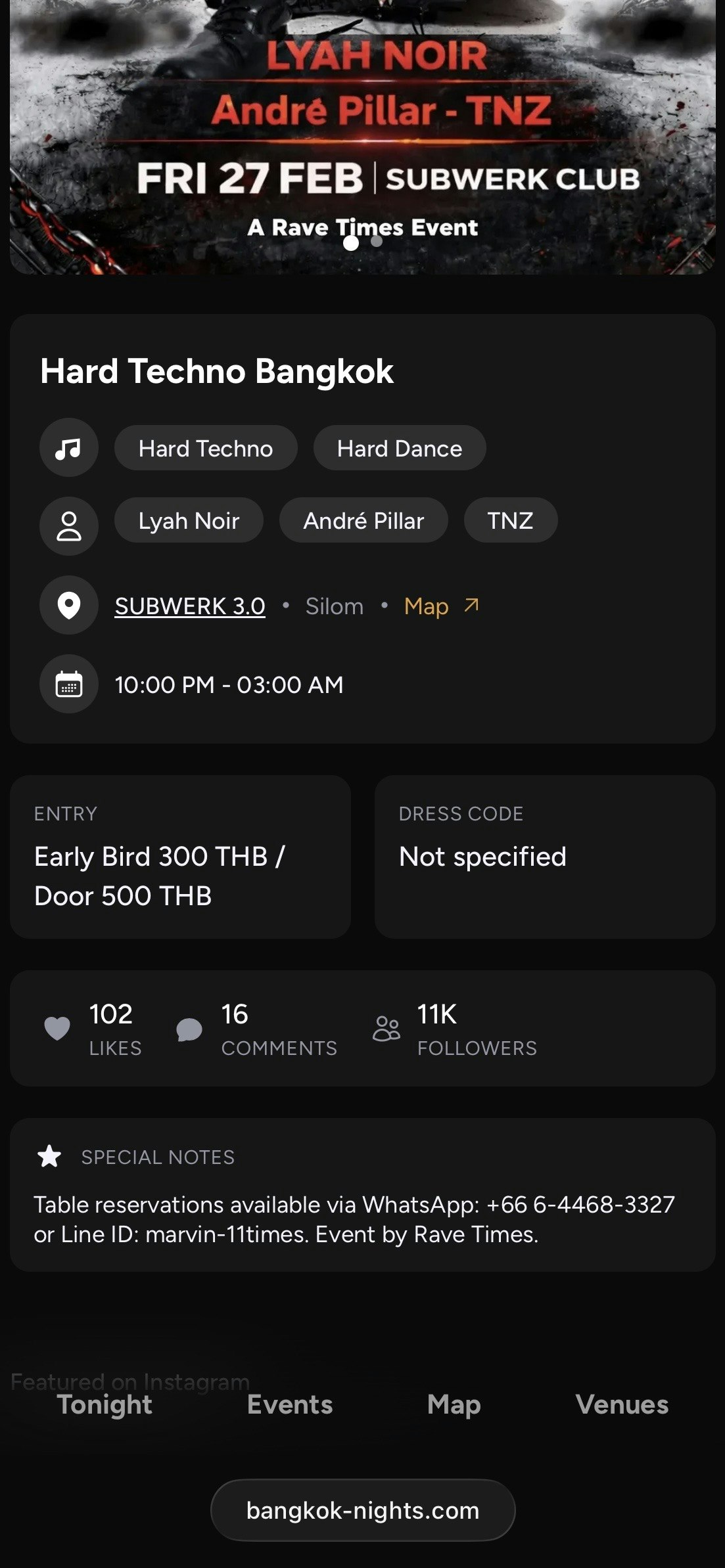 Bangkok Nights - Screenshot 4 showing product features and functionality