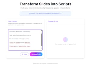 SlideScript gallery image
