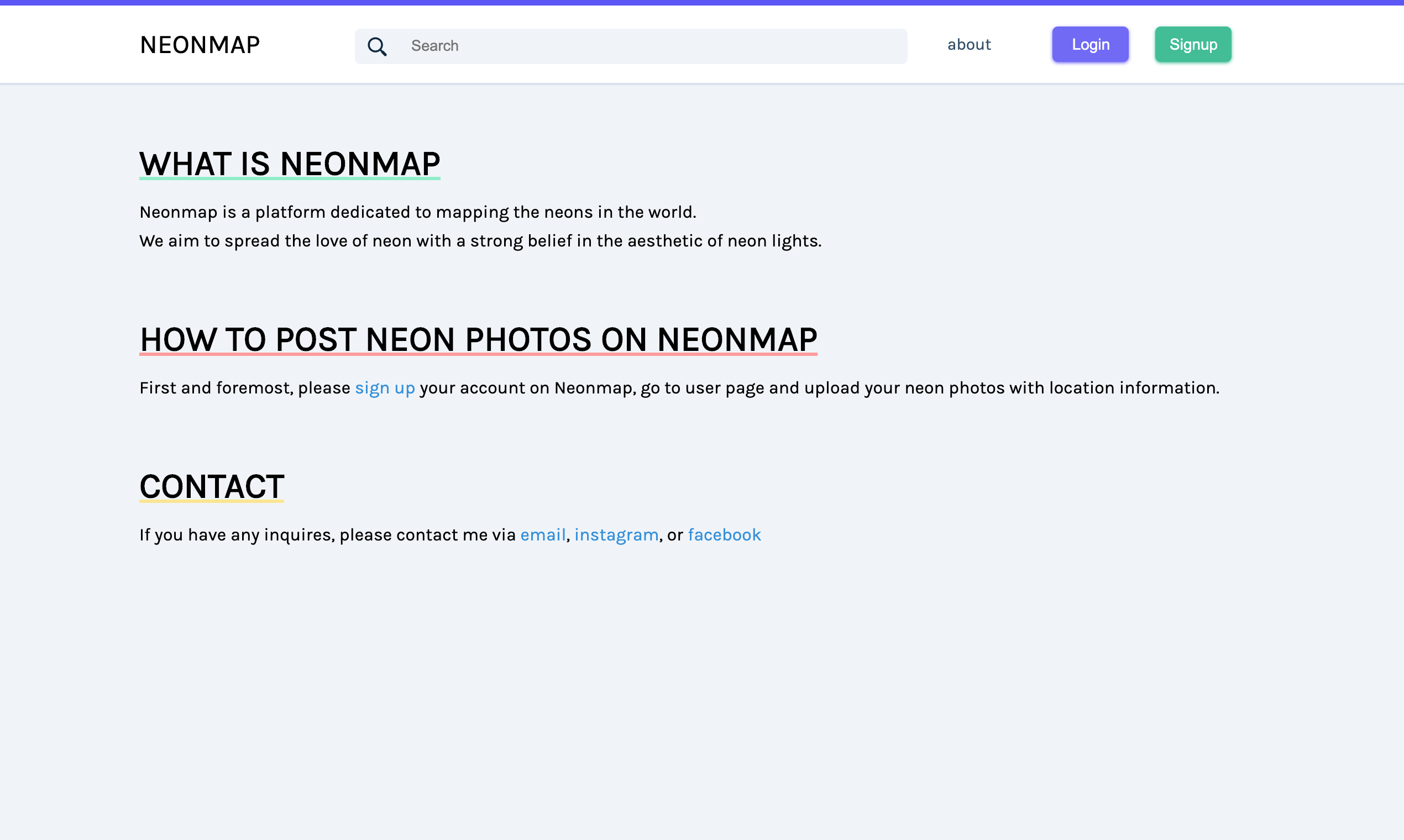 Neon Map gallery image