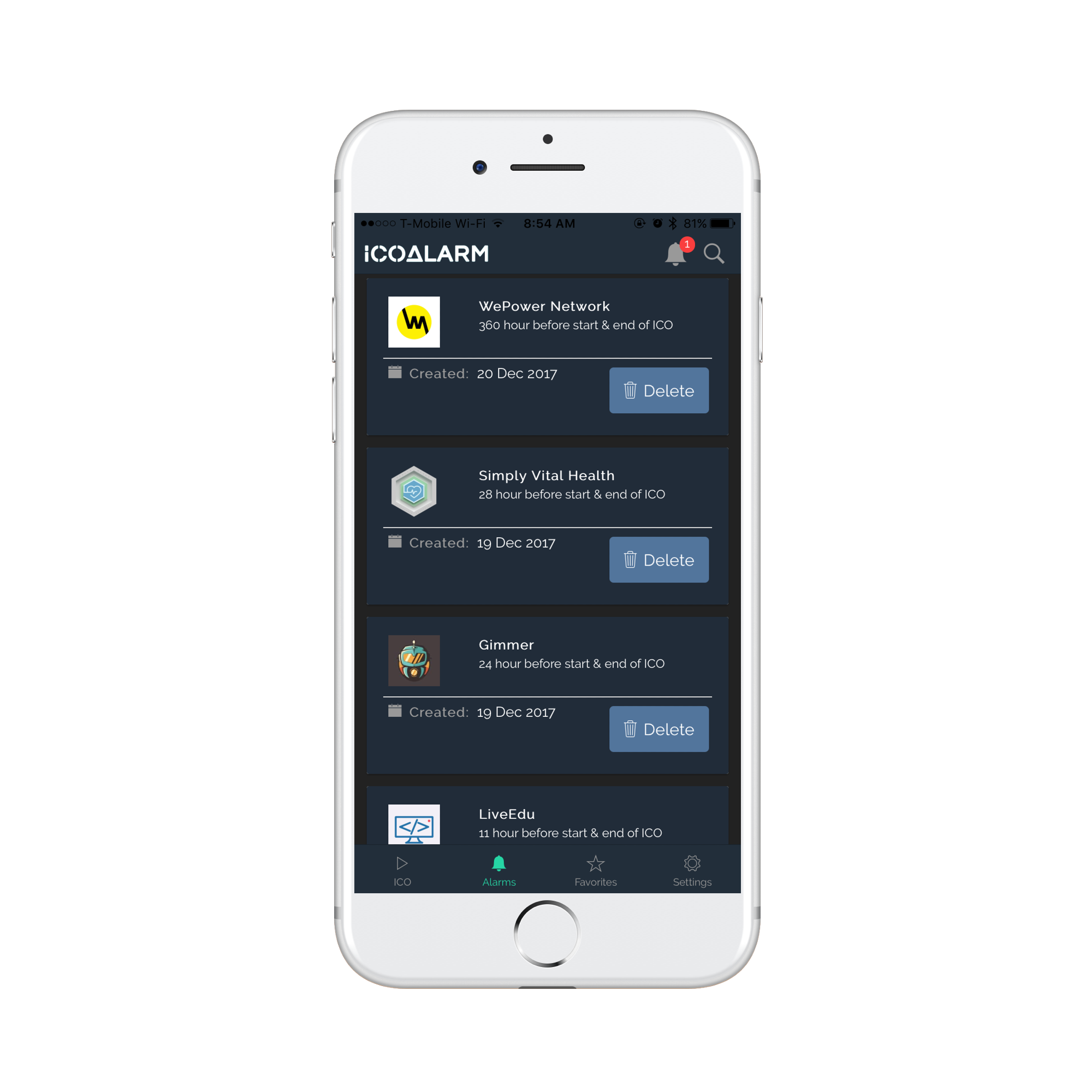 ICOAlarm gallery image