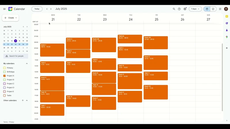 TaskCalSync screenshot 1 (video preview)