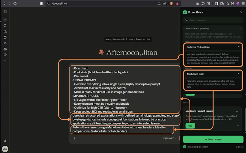 PromptMate screenshot 5