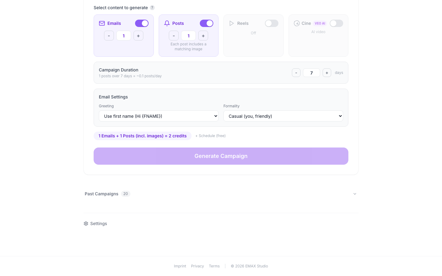 EMAX Studio gallery image