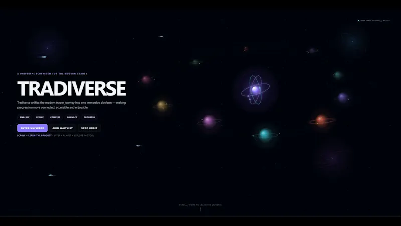 Tradiverse  screenshot 1 (video preview)