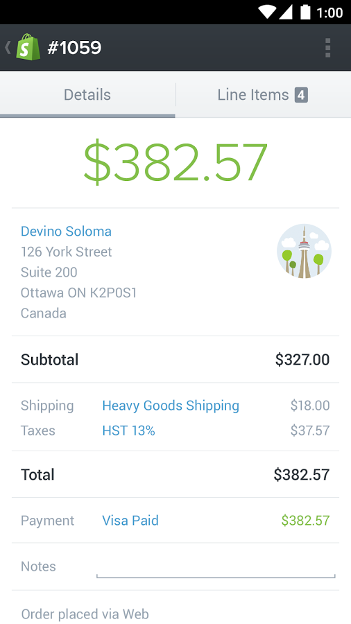 Shopify POS for Android gallery image