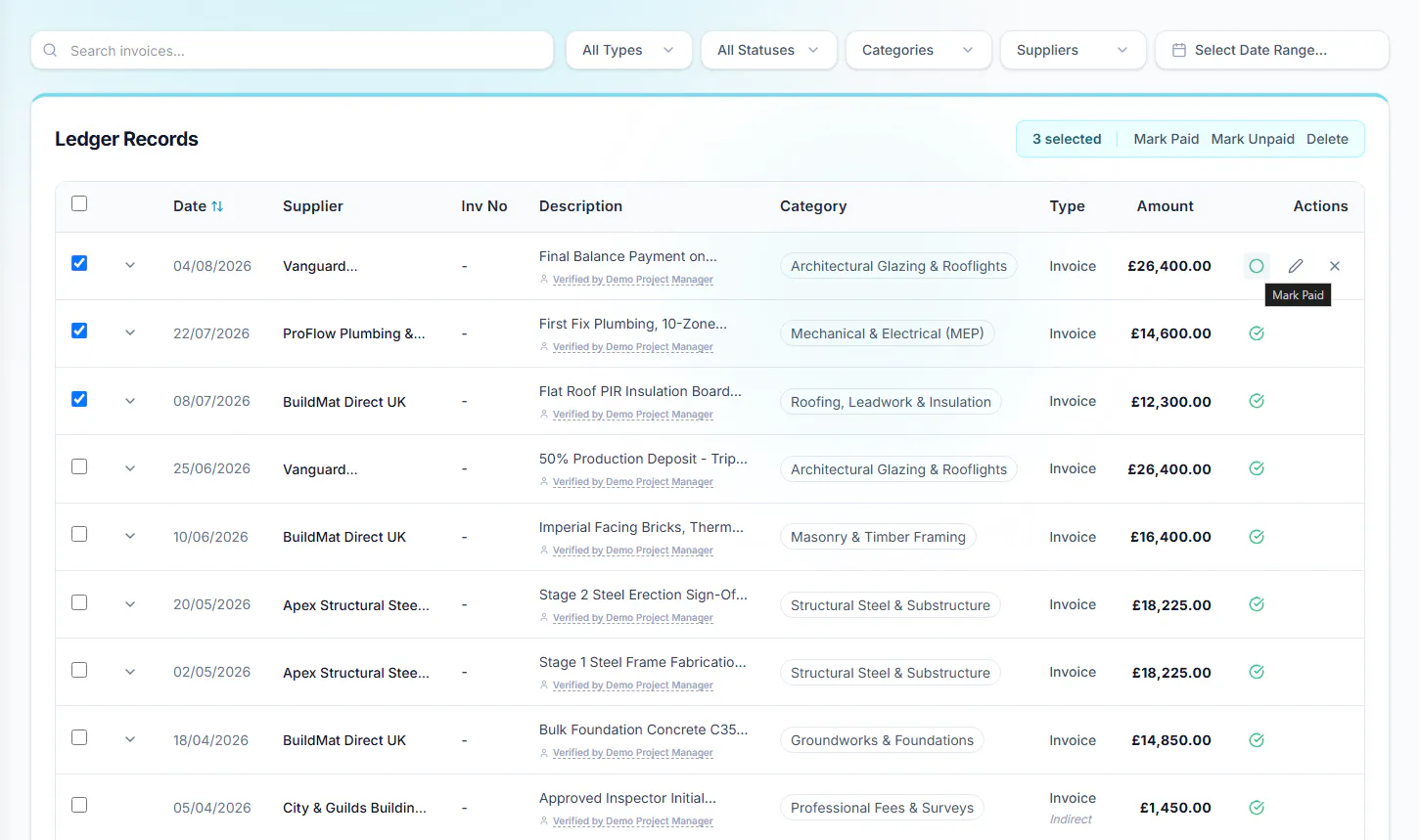 CostTrack gallery image