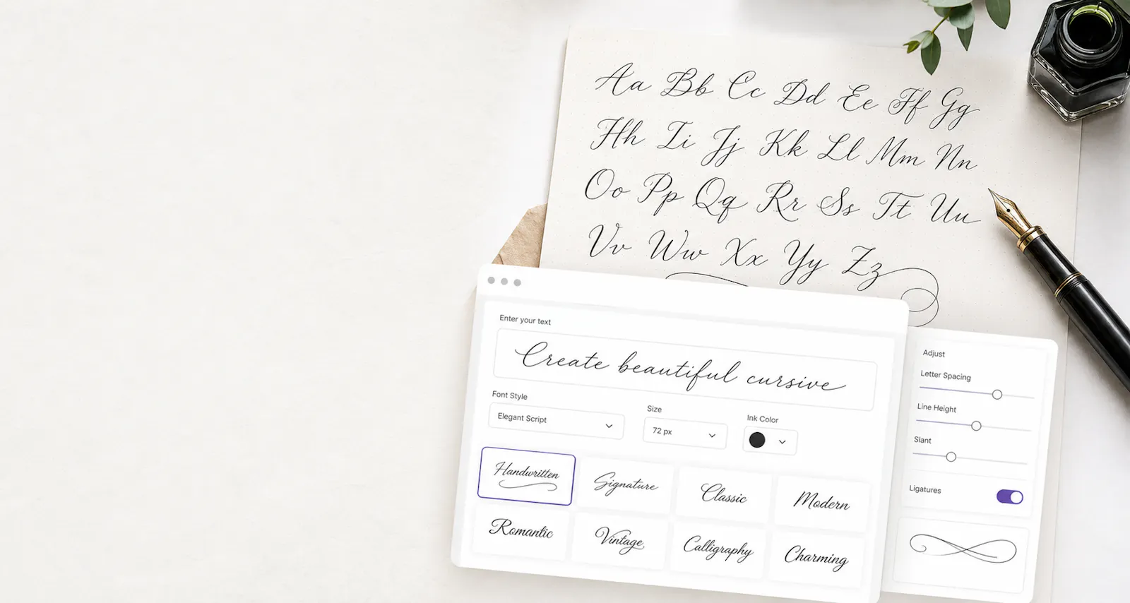 Cursive Text Generator screenshot 1