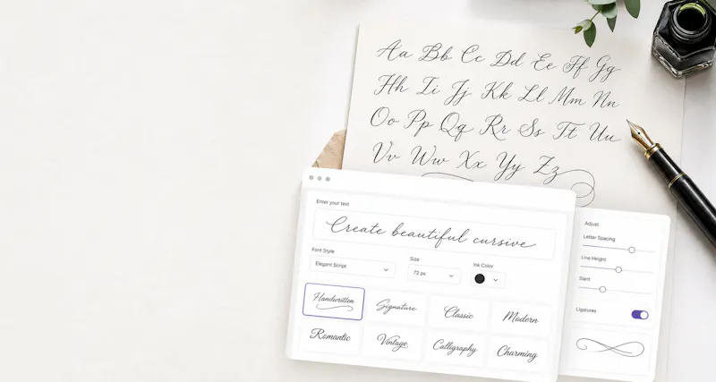 Cursive Text Generator screenshot 1