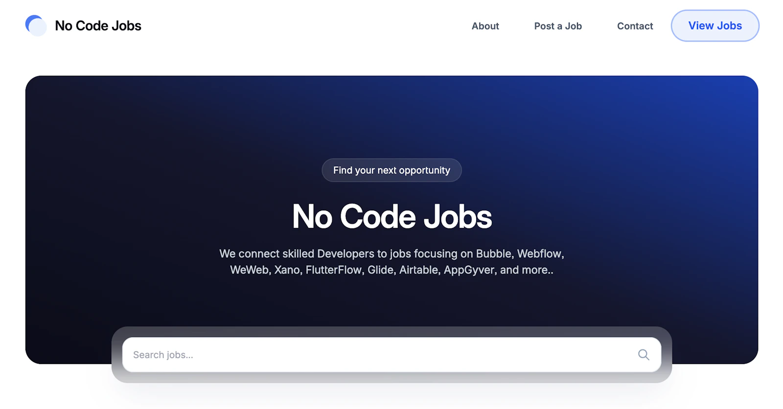 No Code Jobs screenshot 5