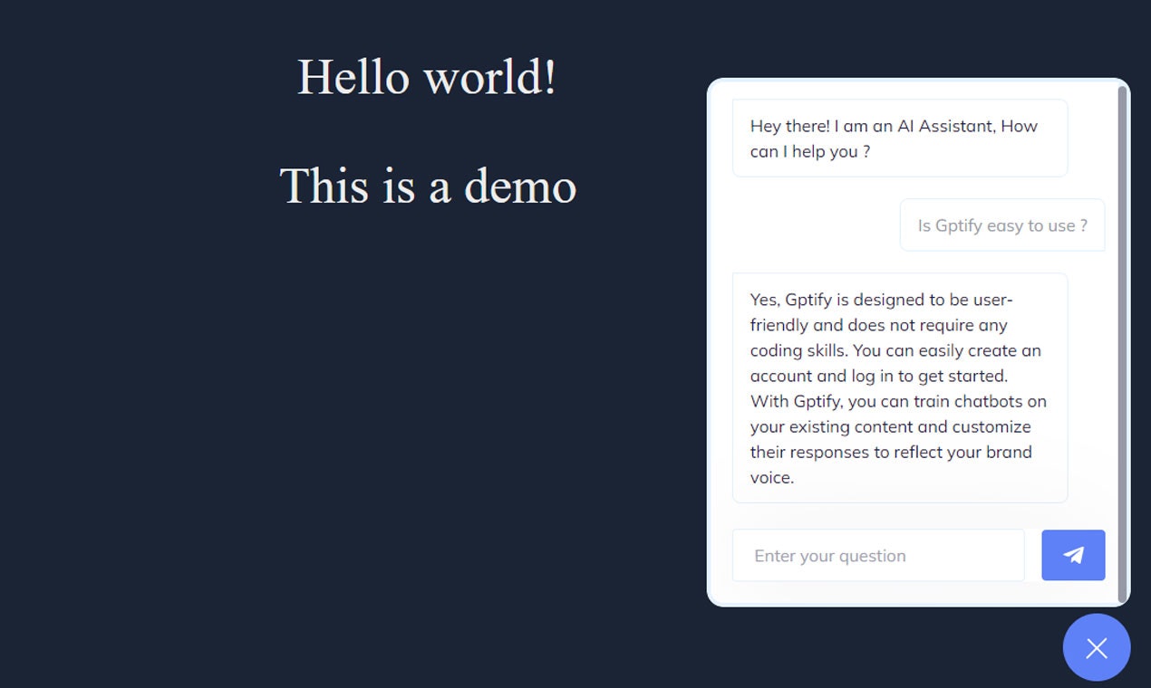 Gptify.io - आसानी से एआई चैटबॉट्स का निर्माण, अनुकूलित और एम्बेड करें मीडिया 5