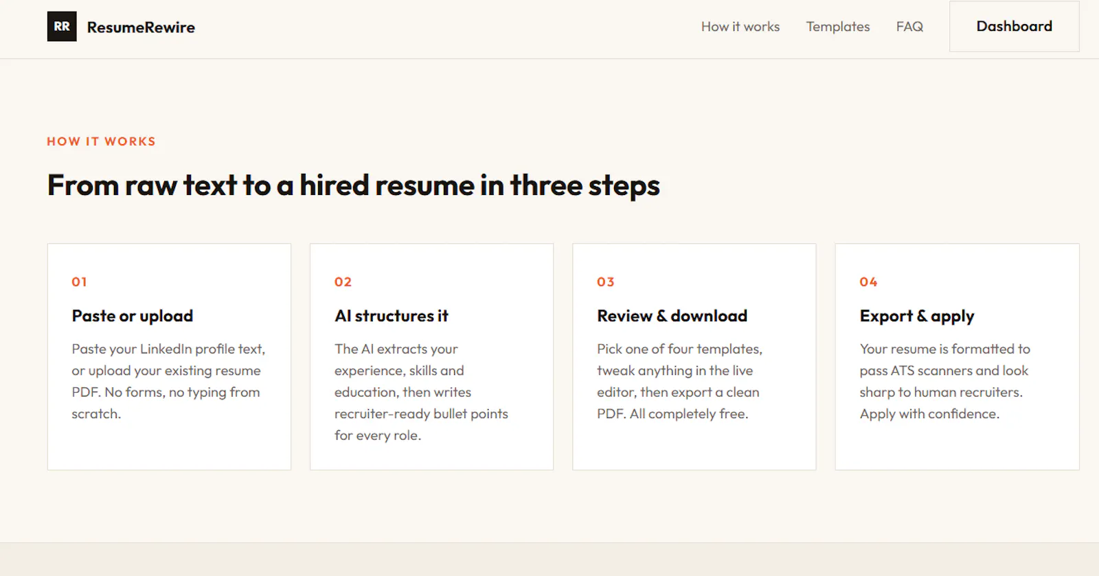 ResumeRewire — From rejected to hired screenshot 3