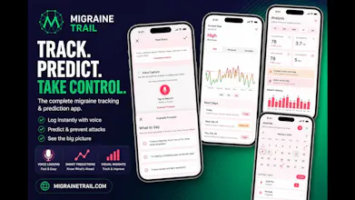 Migraine Trail: Track & AI Voice Log gallery image
