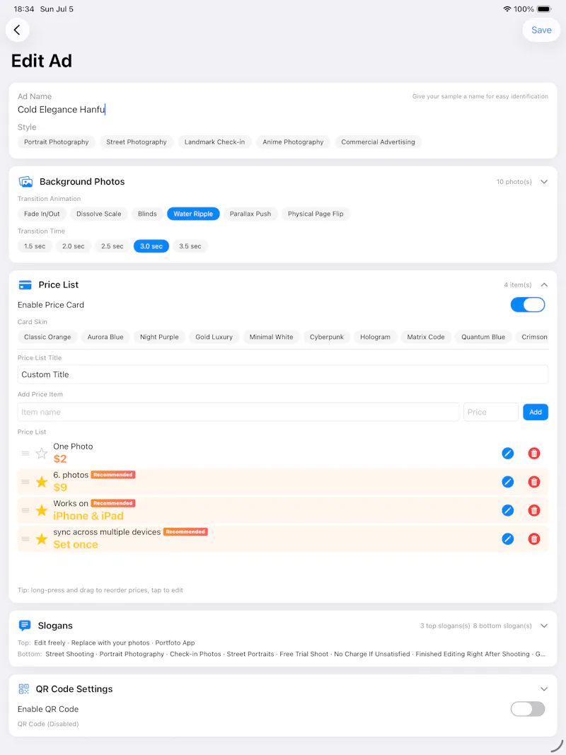 Portfoto screenshot 3