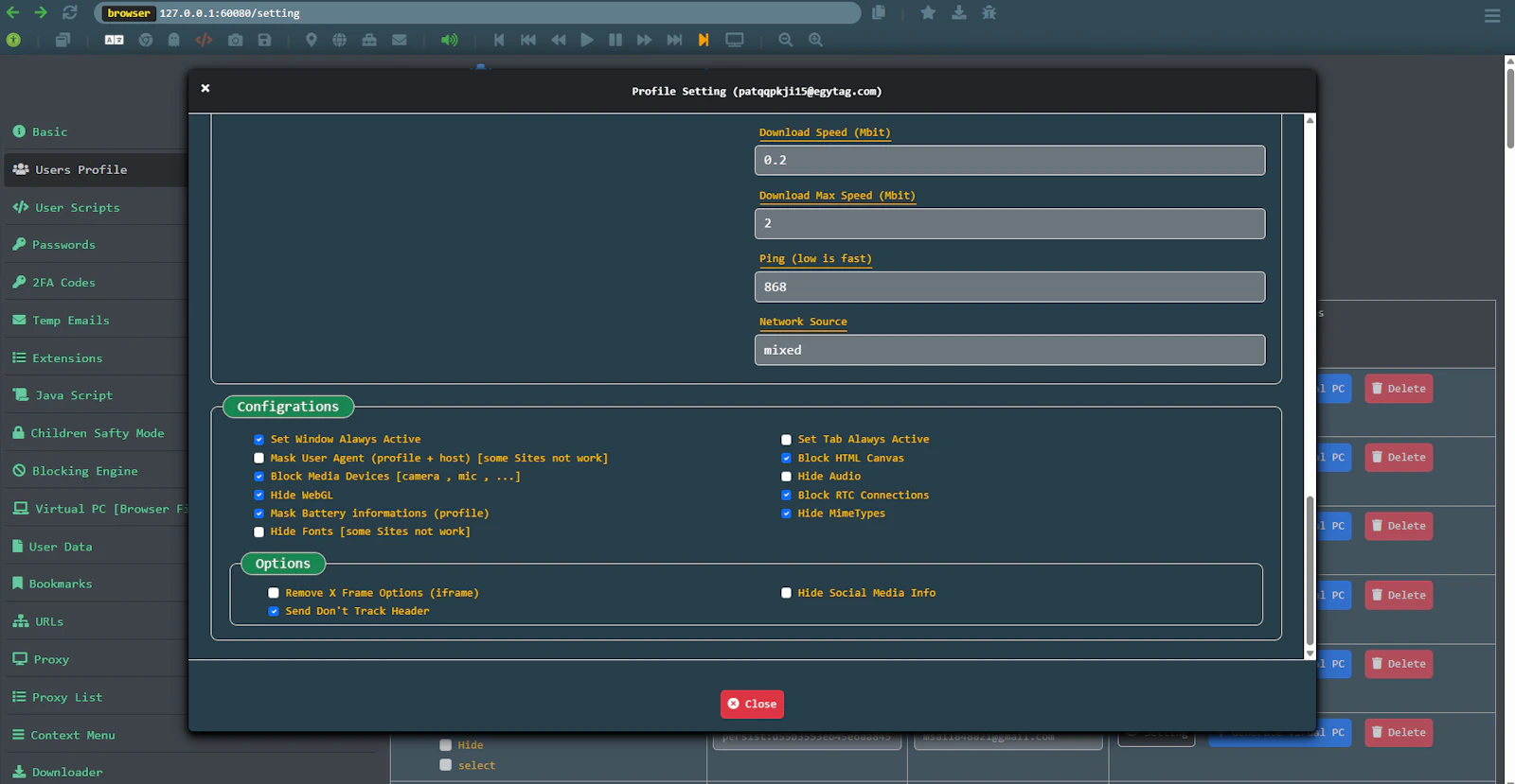 Social Browser screenshot 4