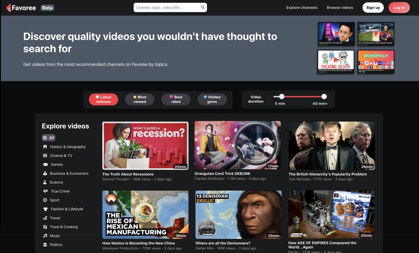 Média Favori - Une nouvelle façon d'explorer YouTube 4