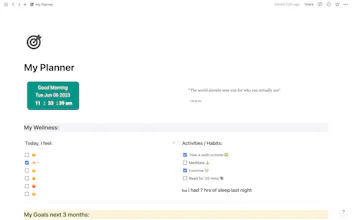 My Planner Notion Template gallery image