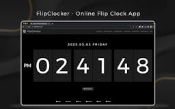 Flip Clocker – Animated Clock App media 1