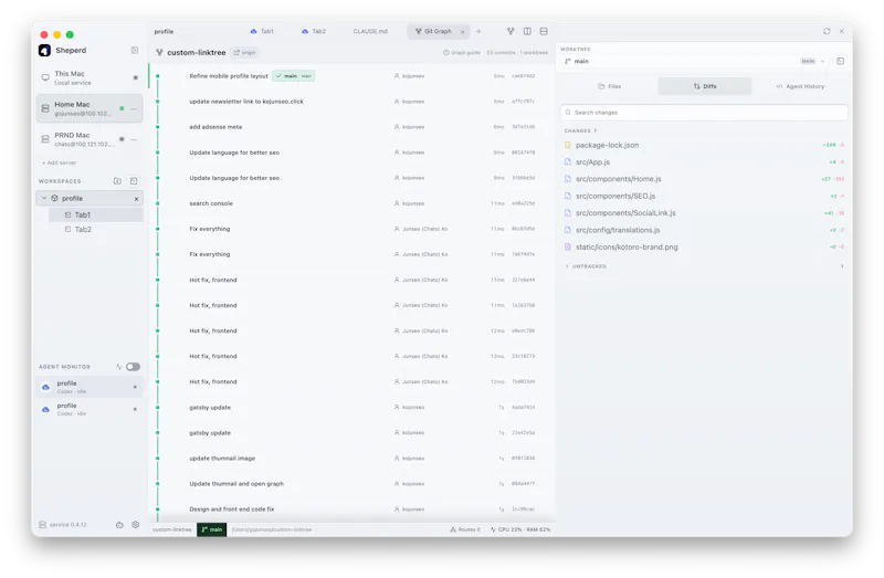 Shepherd Terminal screenshot 5