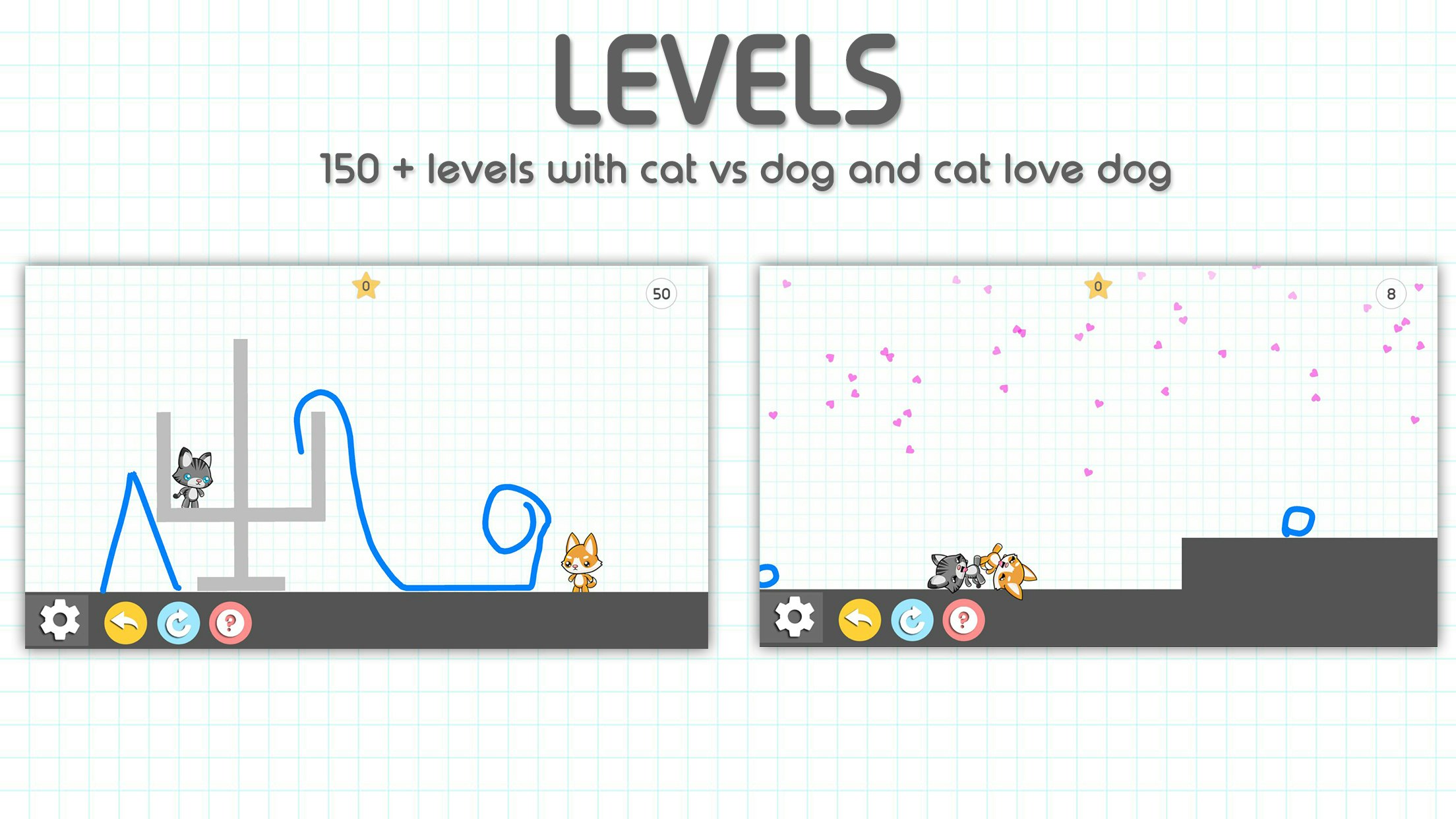 Brain Pets - Cat vs Dog (Puzzle Games) gallery image