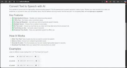 Free Online Text to Speech gallery image