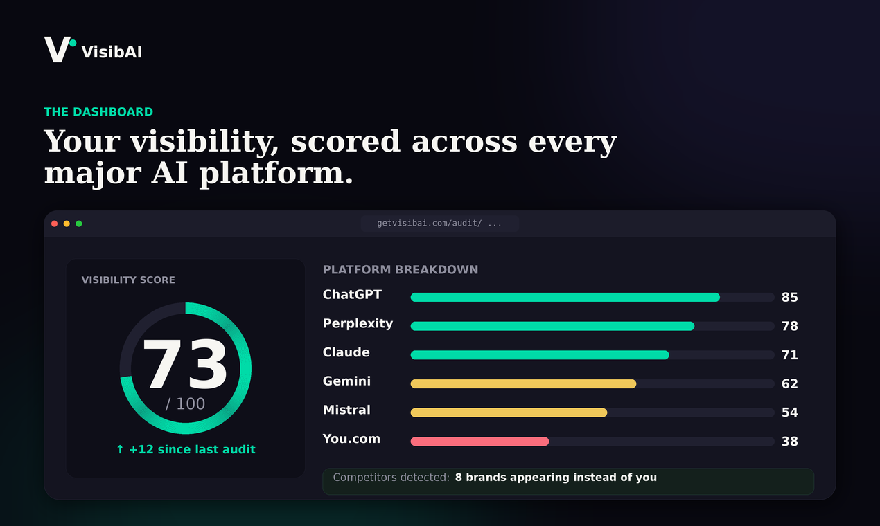 VisibAI - AI Visibility Audit Tool gallery image