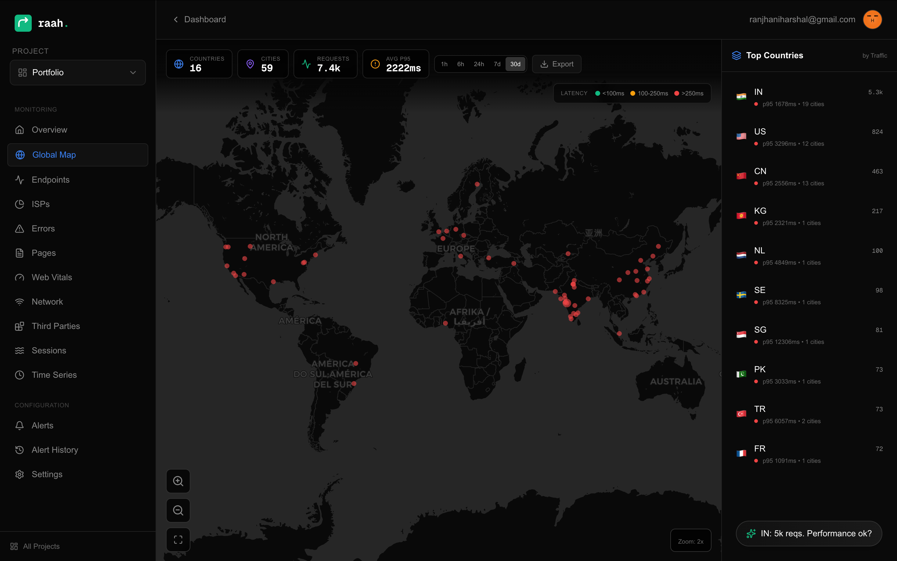 Raah - Screenshot 3 showing product features and functionality