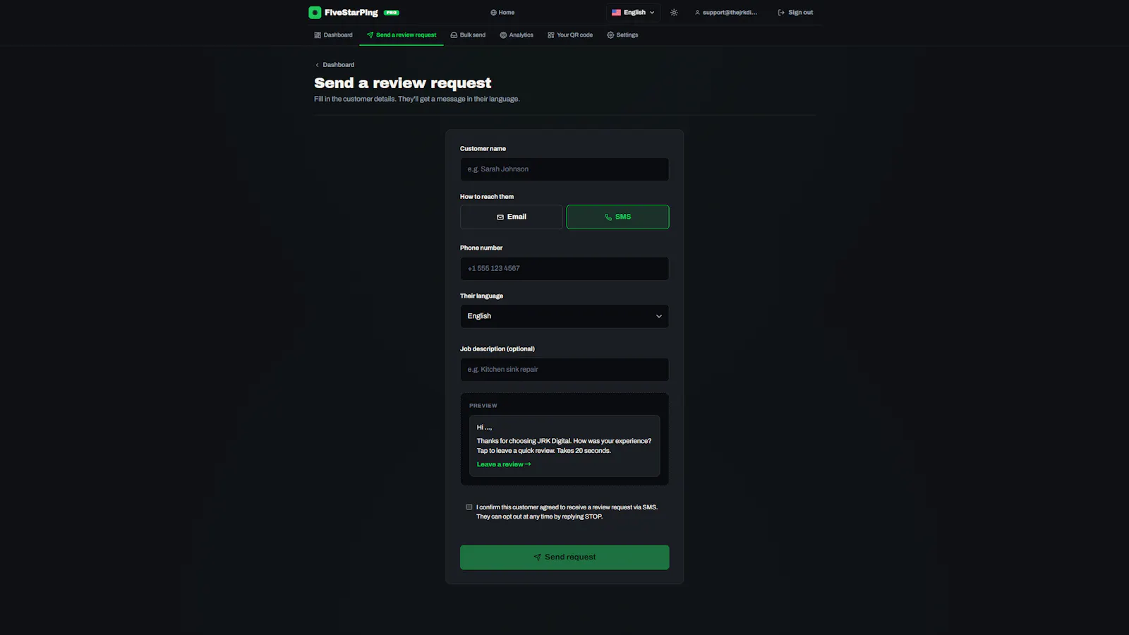 FiveStarPing screenshot 4