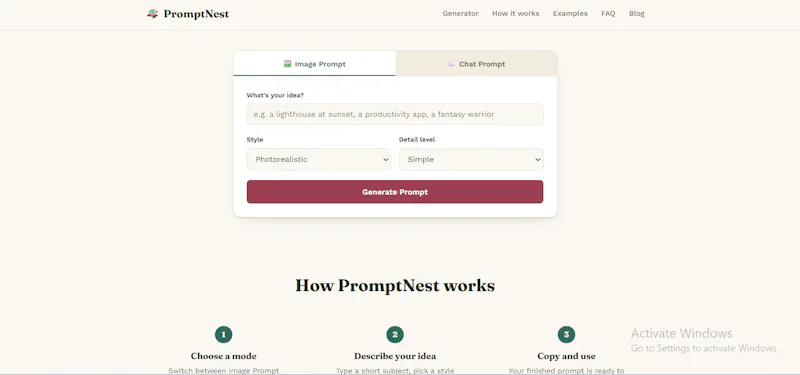 PromptNest screenshot 1