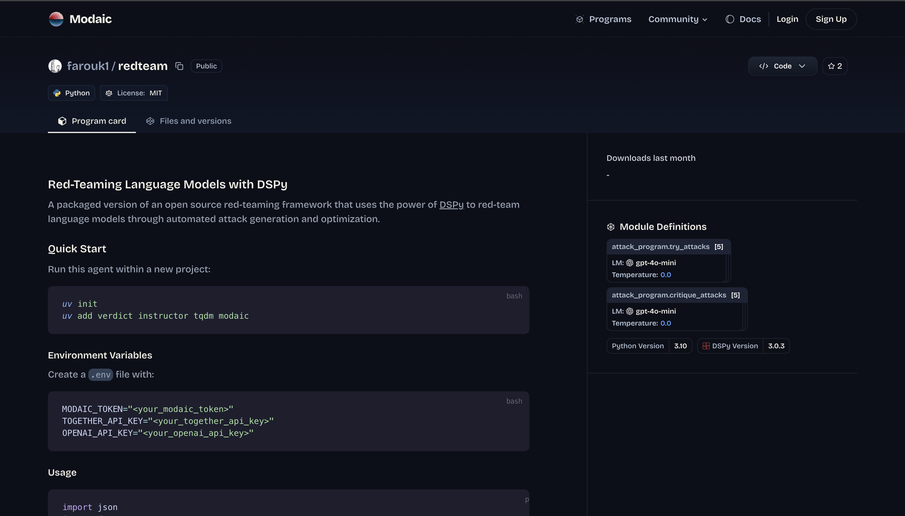 Modaic - Main product screenshot demonstrating key features and user interface
