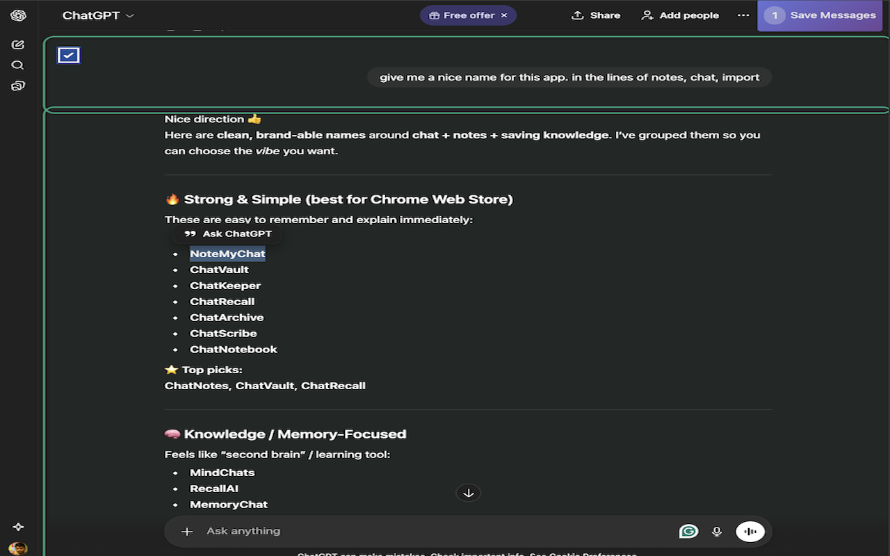 NoteMyChat gallery image