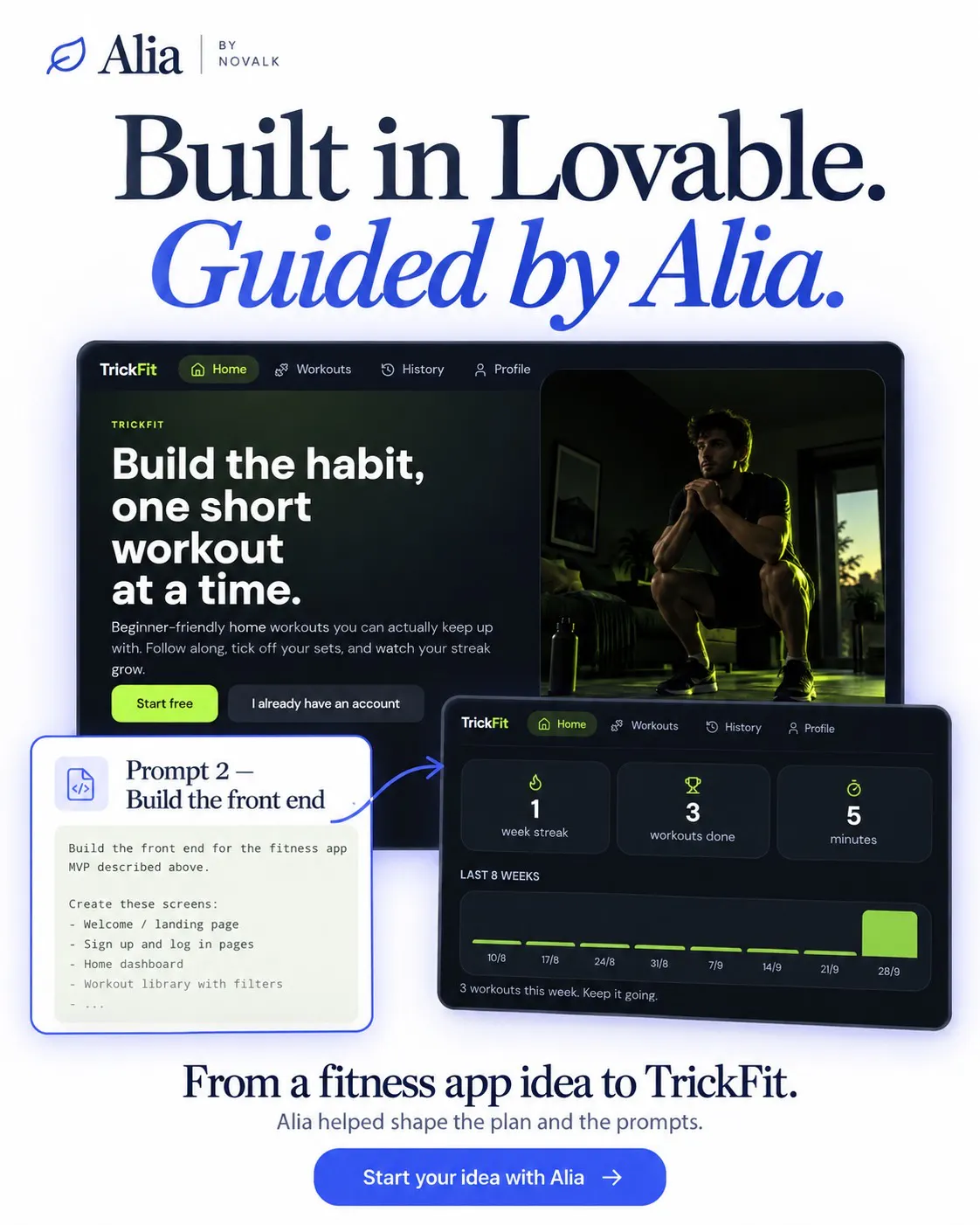 Alia, A breakthrough in Vibe Coding gallery image