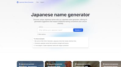 Japanese Name Generator gallery image