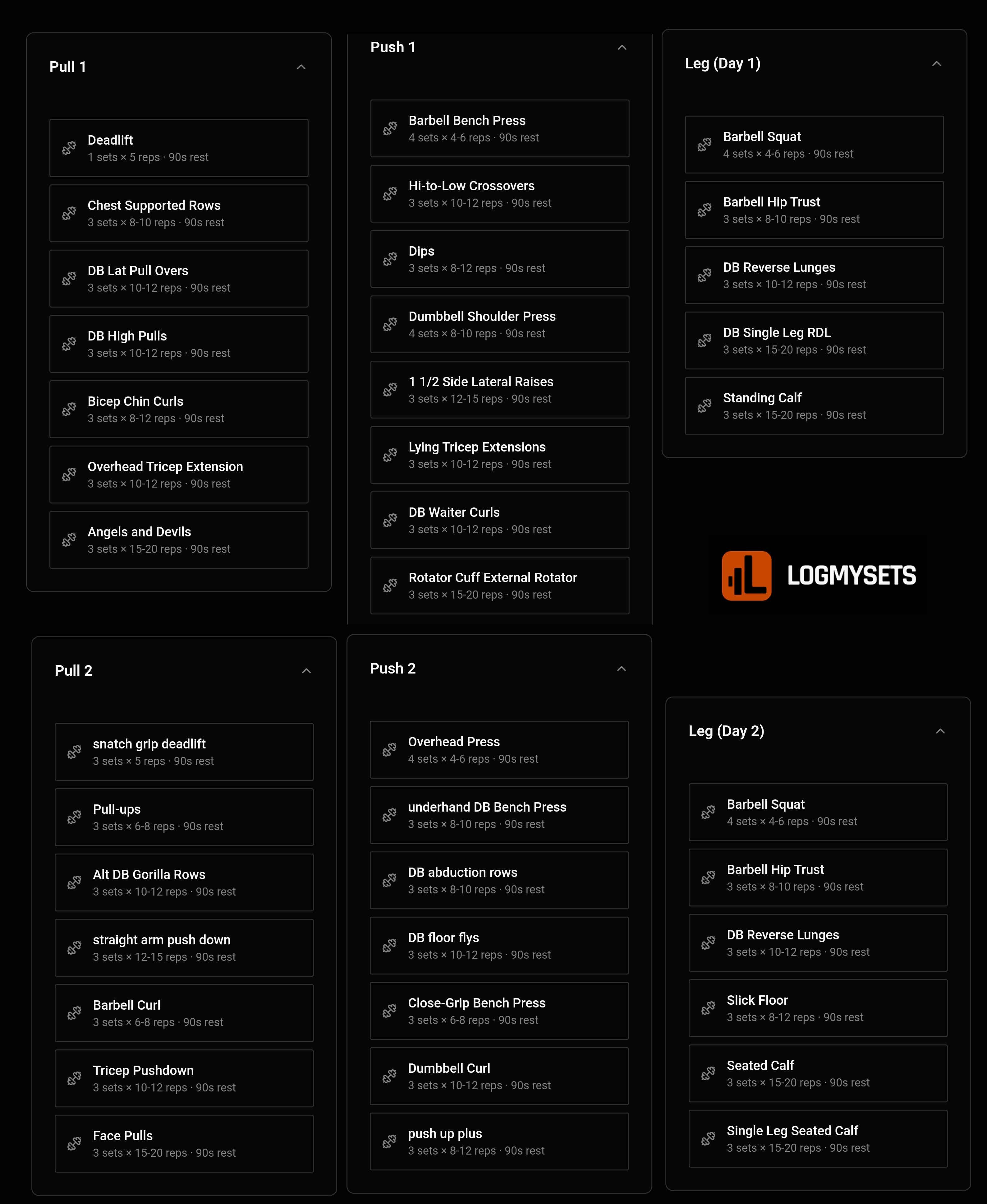 LogMySets - Screenshot 2 showing product features and functionality