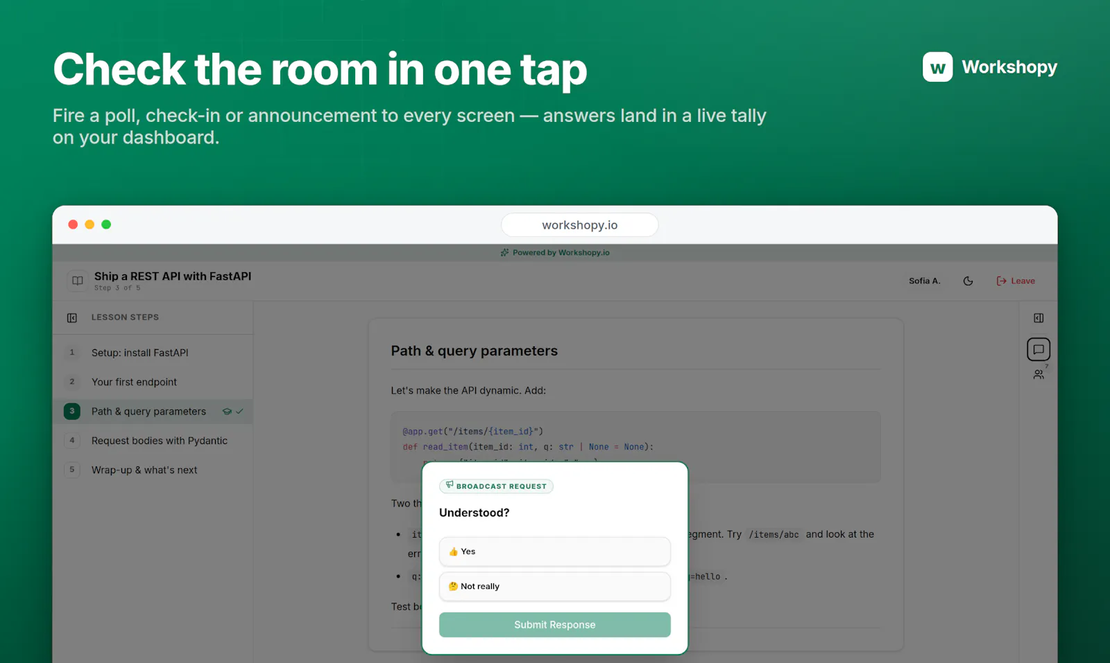 Workshopy.io screenshot 5