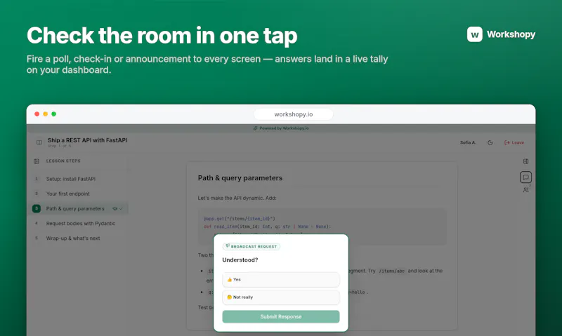 Workshopy.io screenshot 5