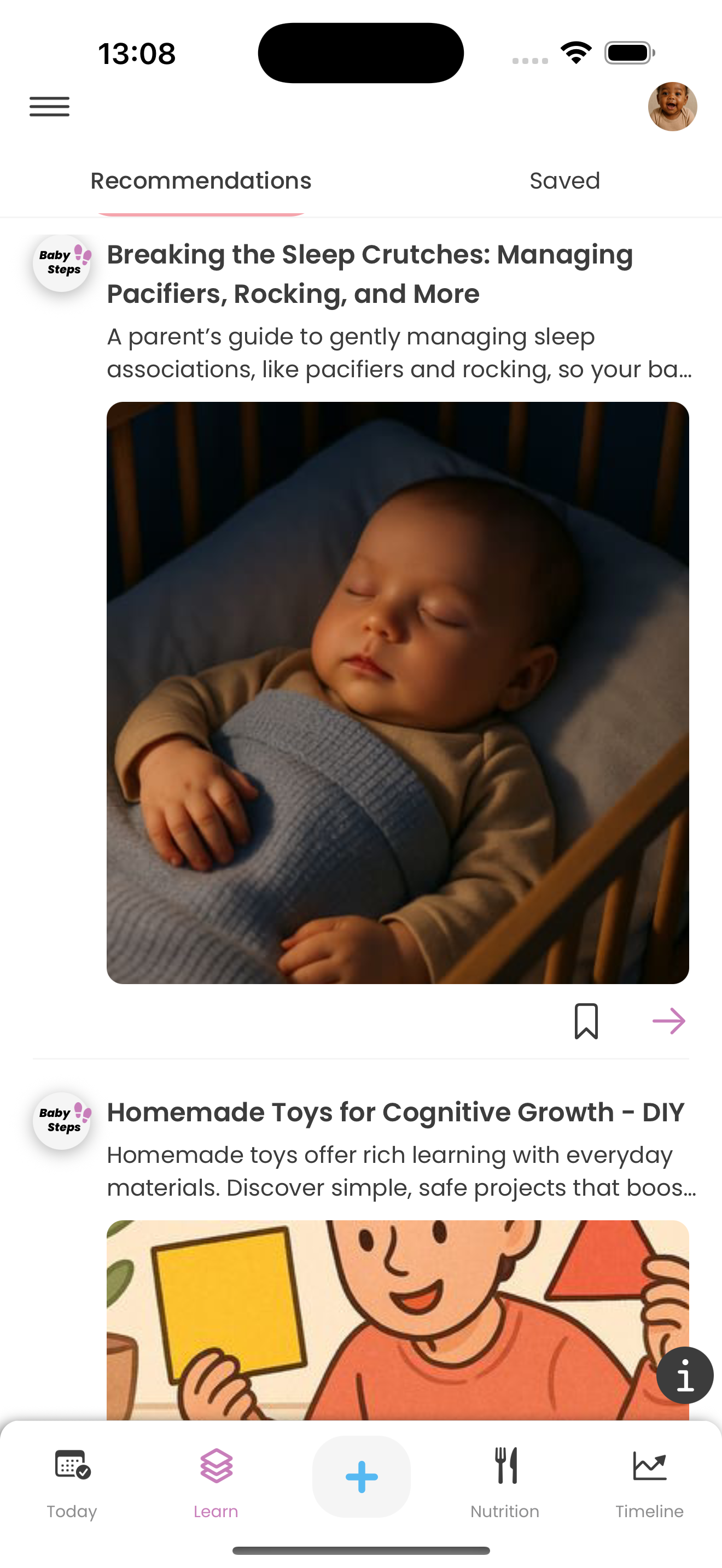 Média Application babysteps - Guide parental doux 3