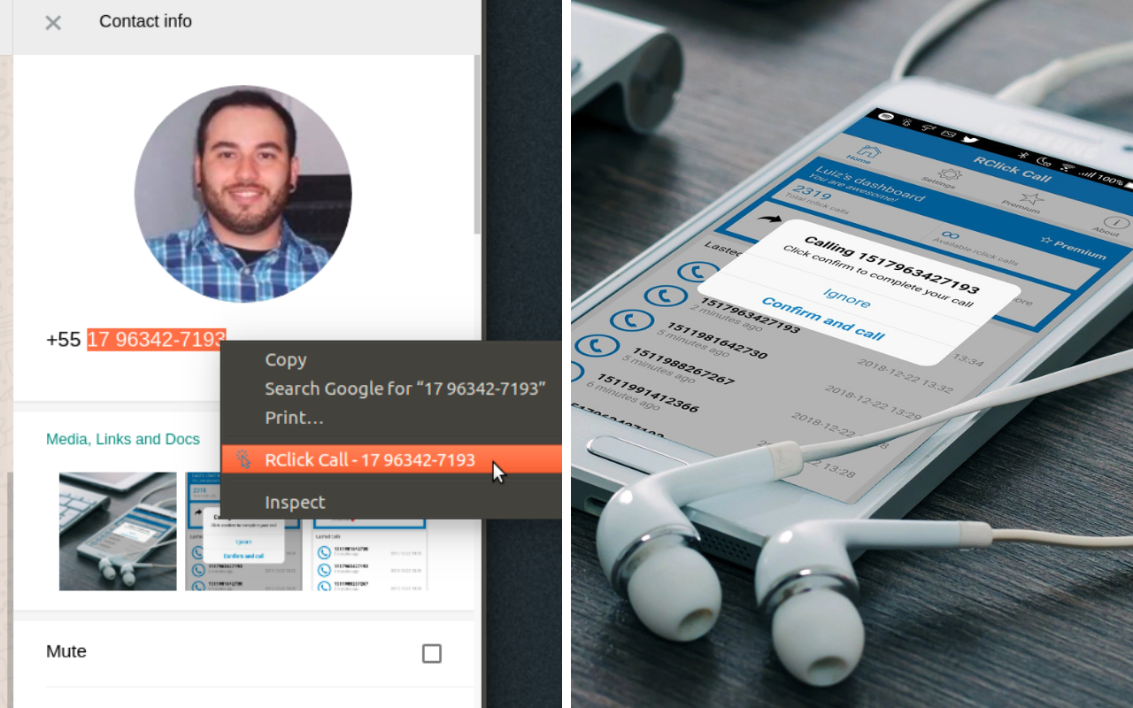 RClick Call gallery image