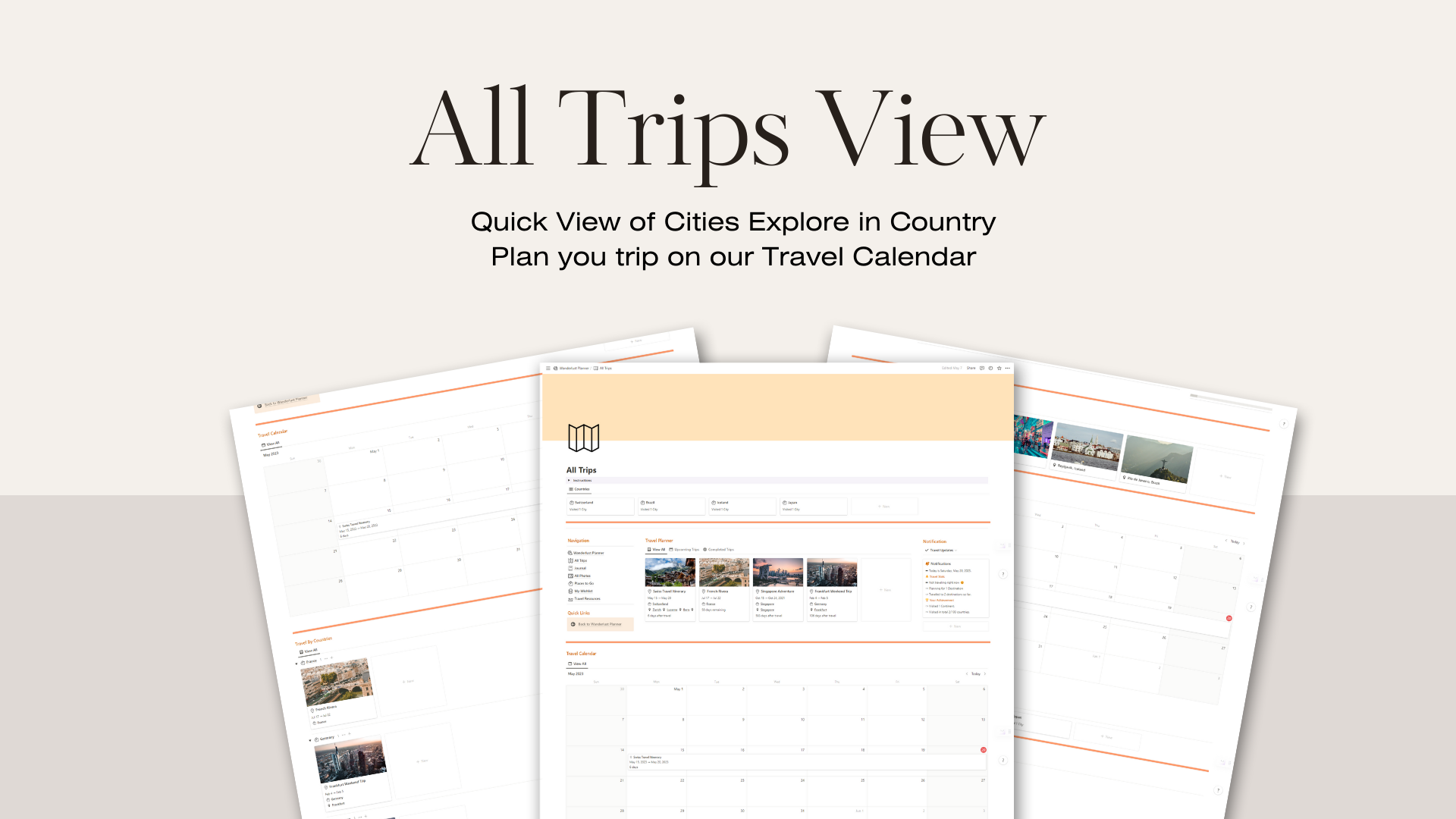 Média Planificateur de wanderlust: planificateur de voyage - Le modèle de planificateur de voyage ultime 10