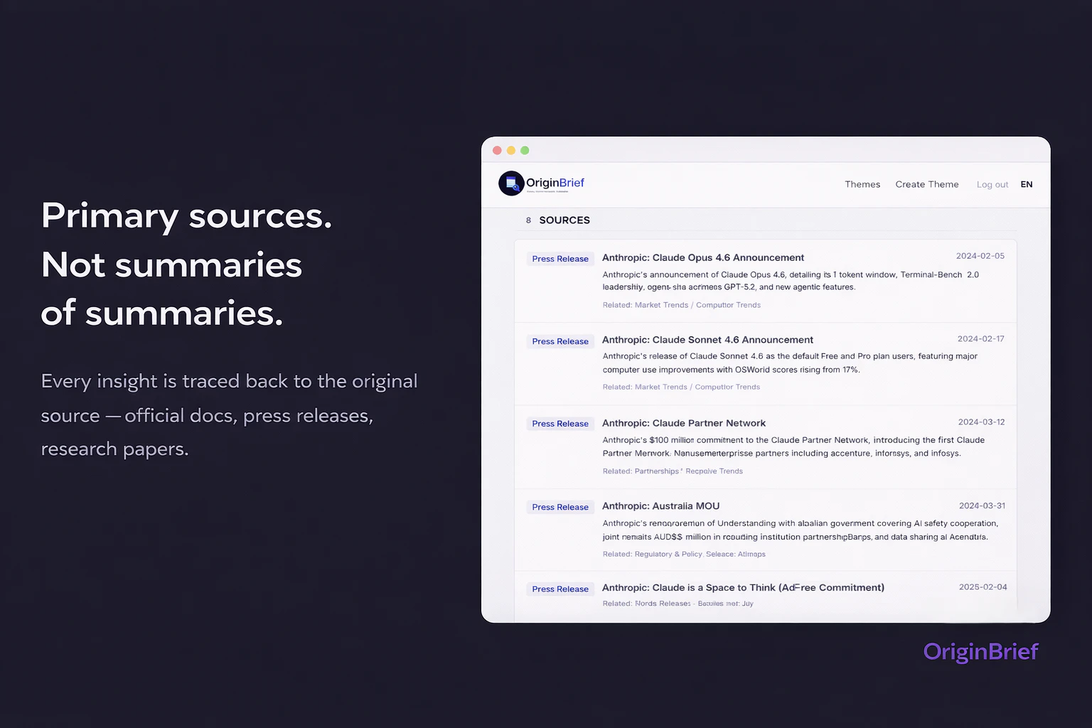 OriginBrief screenshot 6