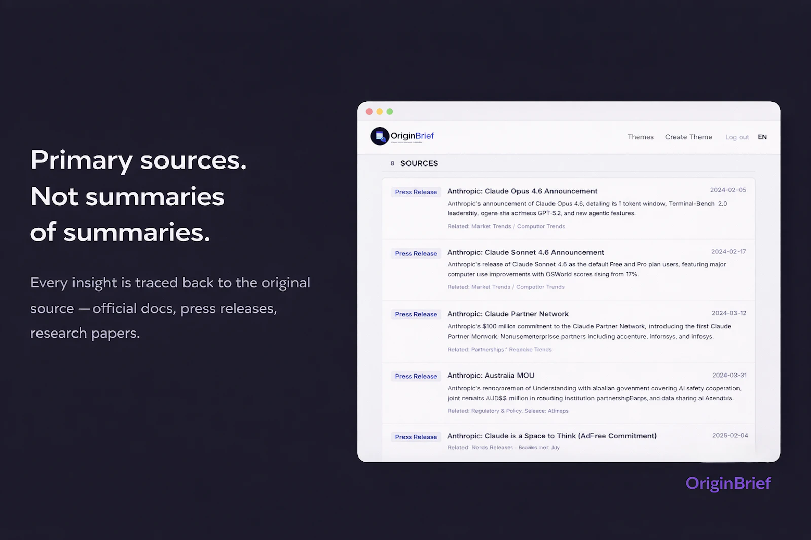 OriginBrief screenshot 6