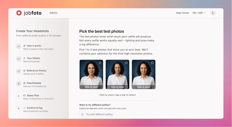 Jobfoto screenshot 3