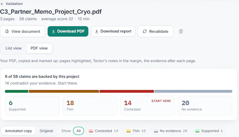 Tector screenshot 7