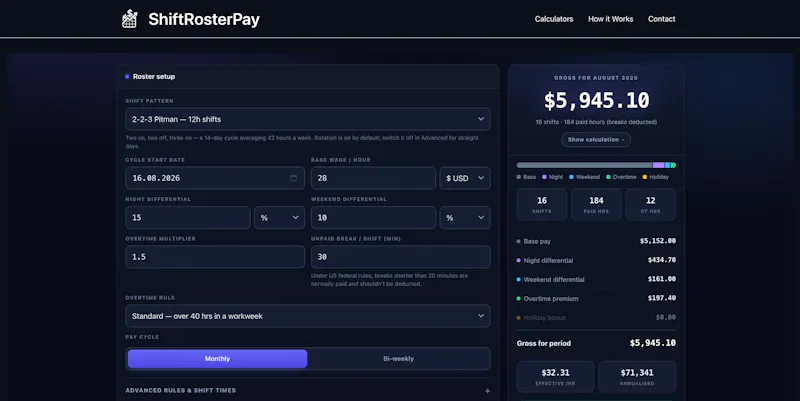 ShiftRosterPay screenshot 2