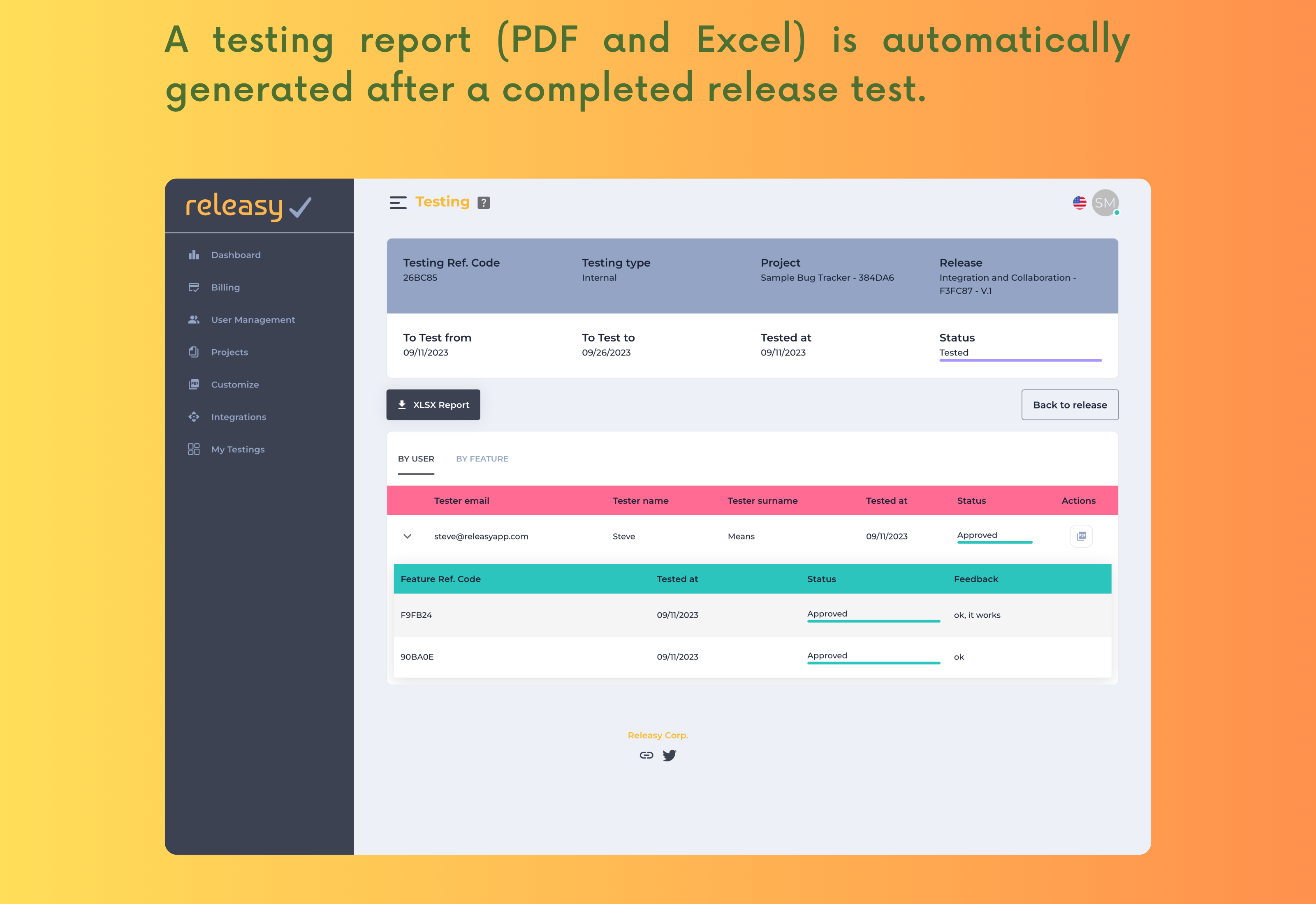 Releasy gallery image