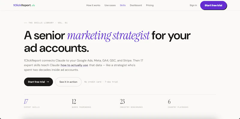 1ClickReport — Marketing AI in Claude screenshot 6