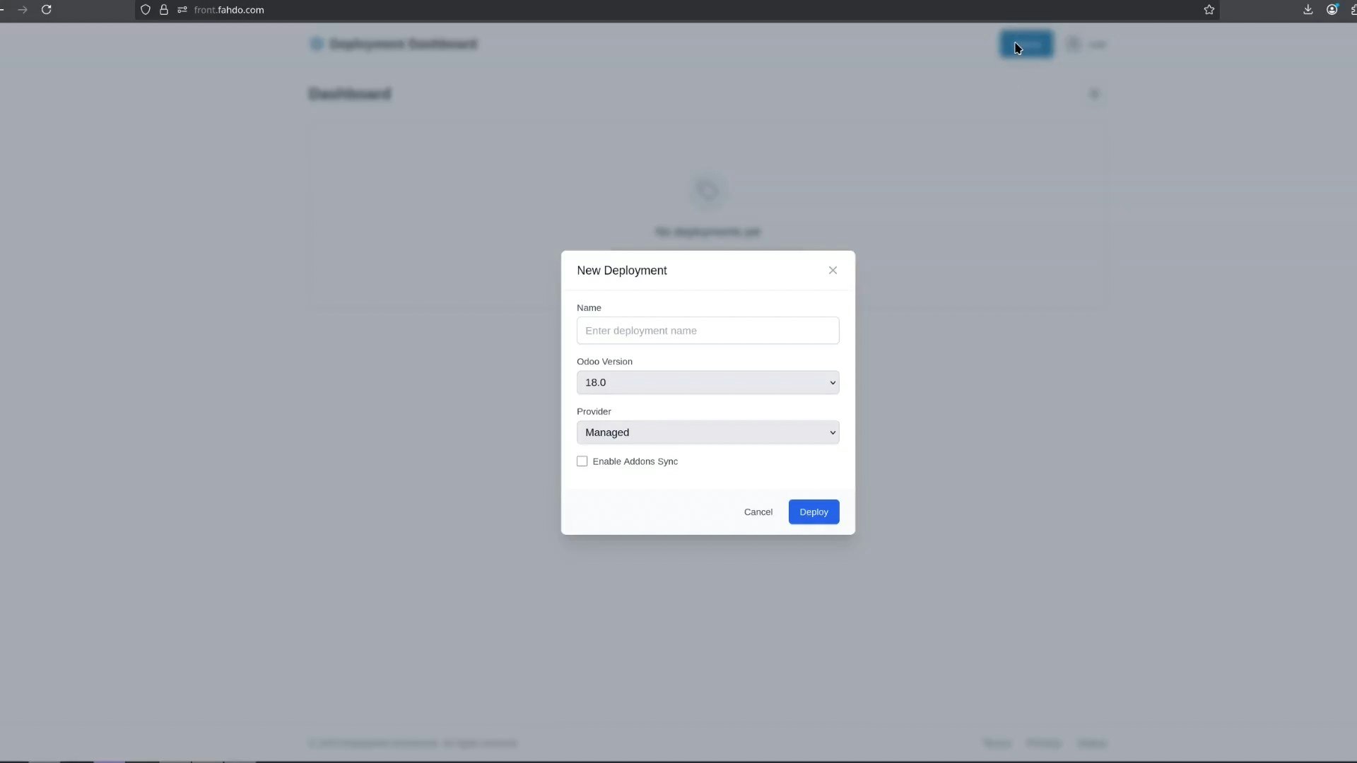 Média Fahdo - L'alternative moderne à Odoo.sh & CloudPepper 1