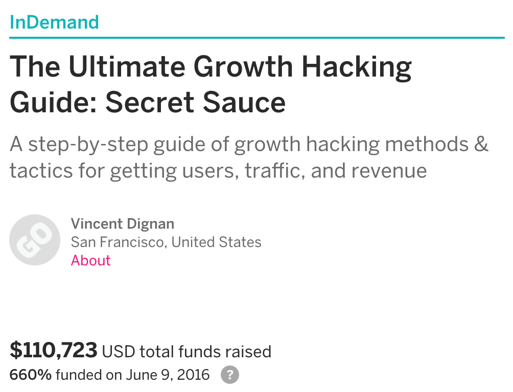 Secret Sauce - The Original & Best Growth Hacking Book Ever! gallery image