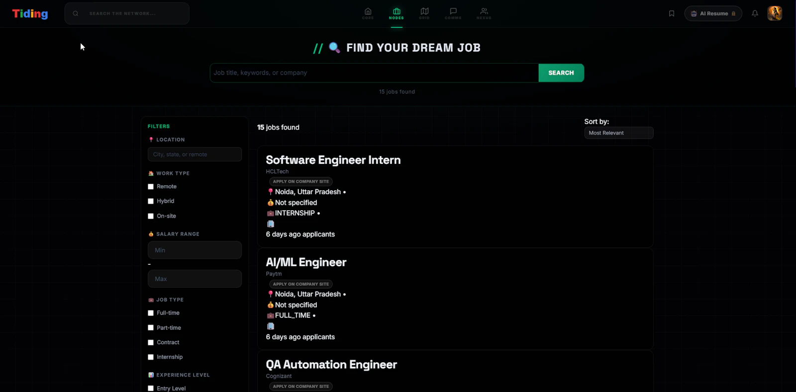 Tiding screenshot 3