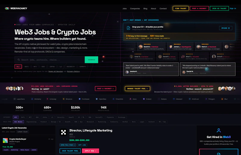 web3vacancy screenshot 1