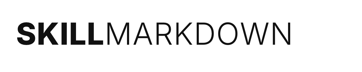 Skillmarkdown gallery image